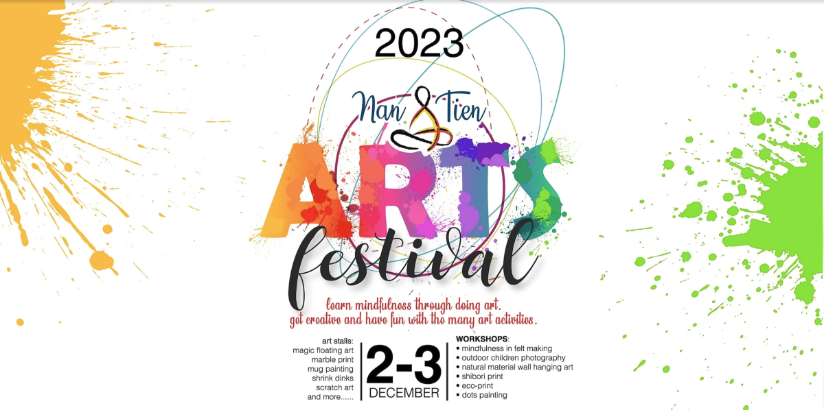 Banner for Nan Tien Arts Festival 2023